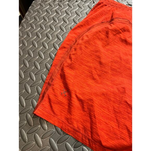 Lululemon Pace Breaker Linerless Short 7" Men's Athletic Gym Orange Red‎ Small - Picture 5 of 9